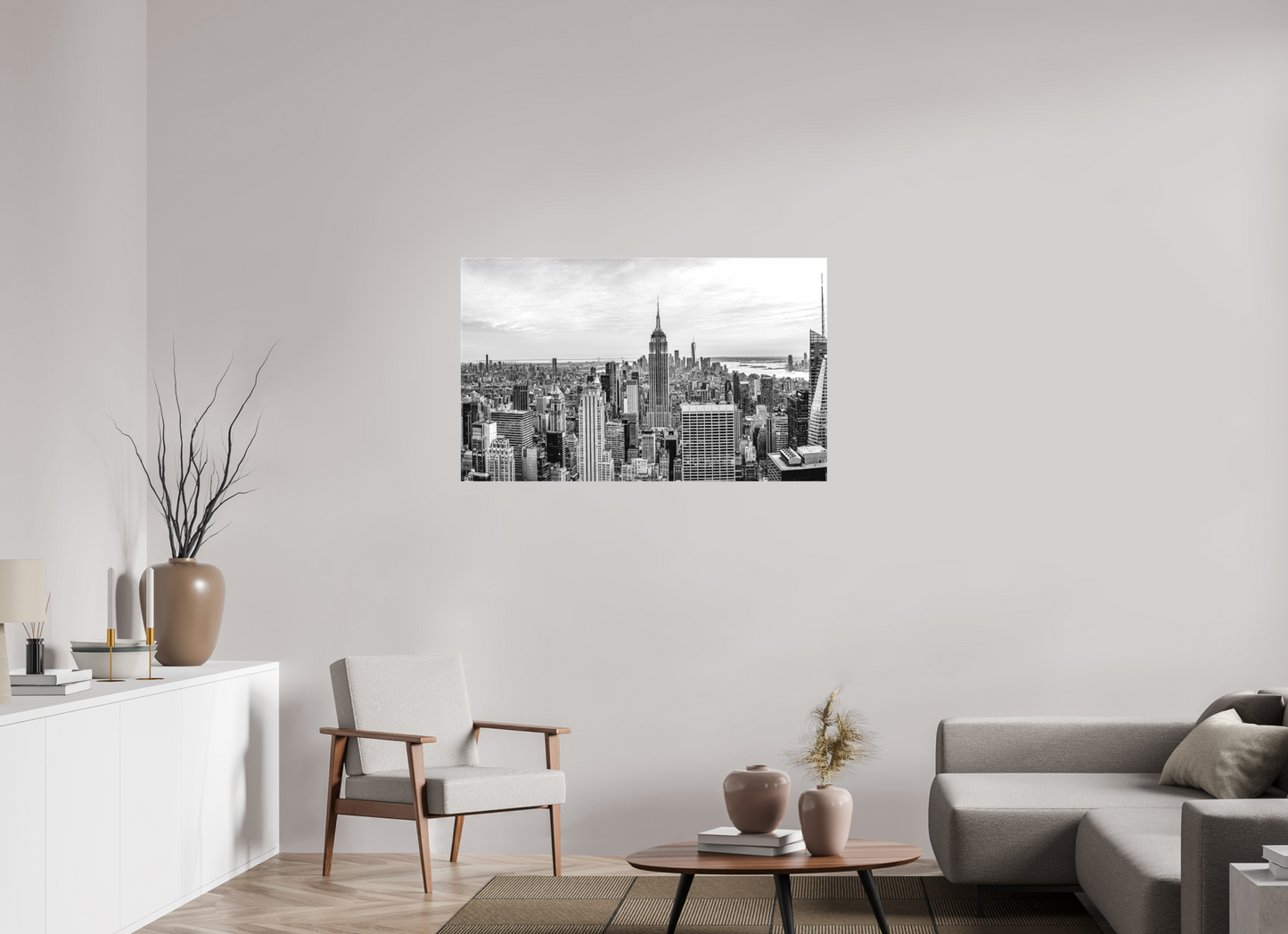 46.1 x 28″, On Woven Canvas New York New York