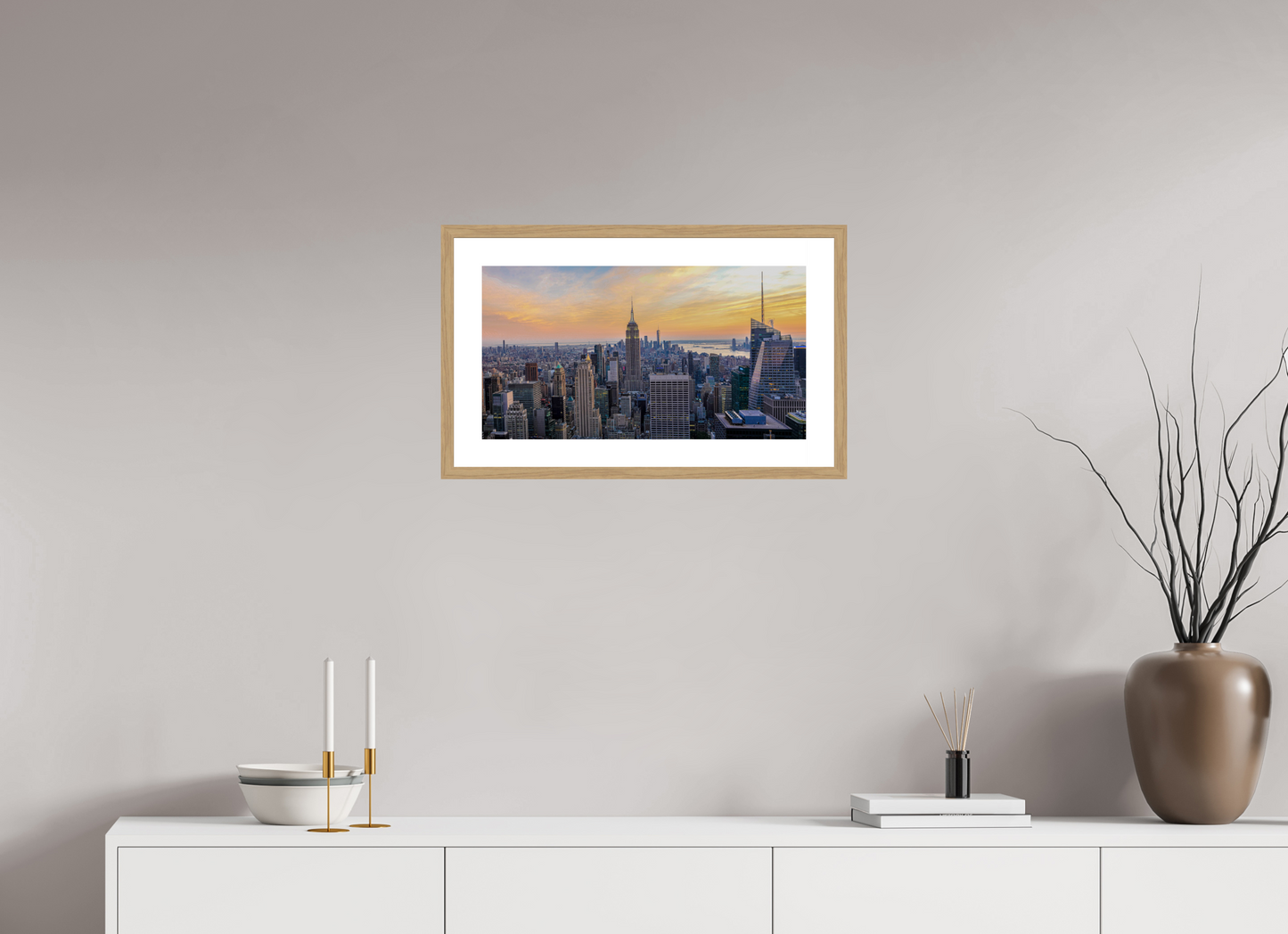Sunset in New York City