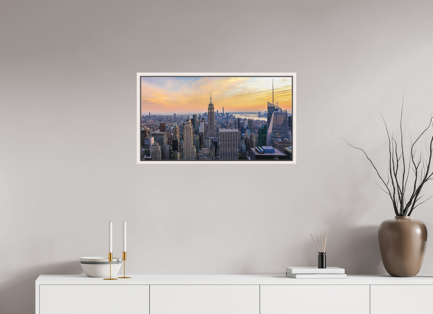 Sunset in New York City