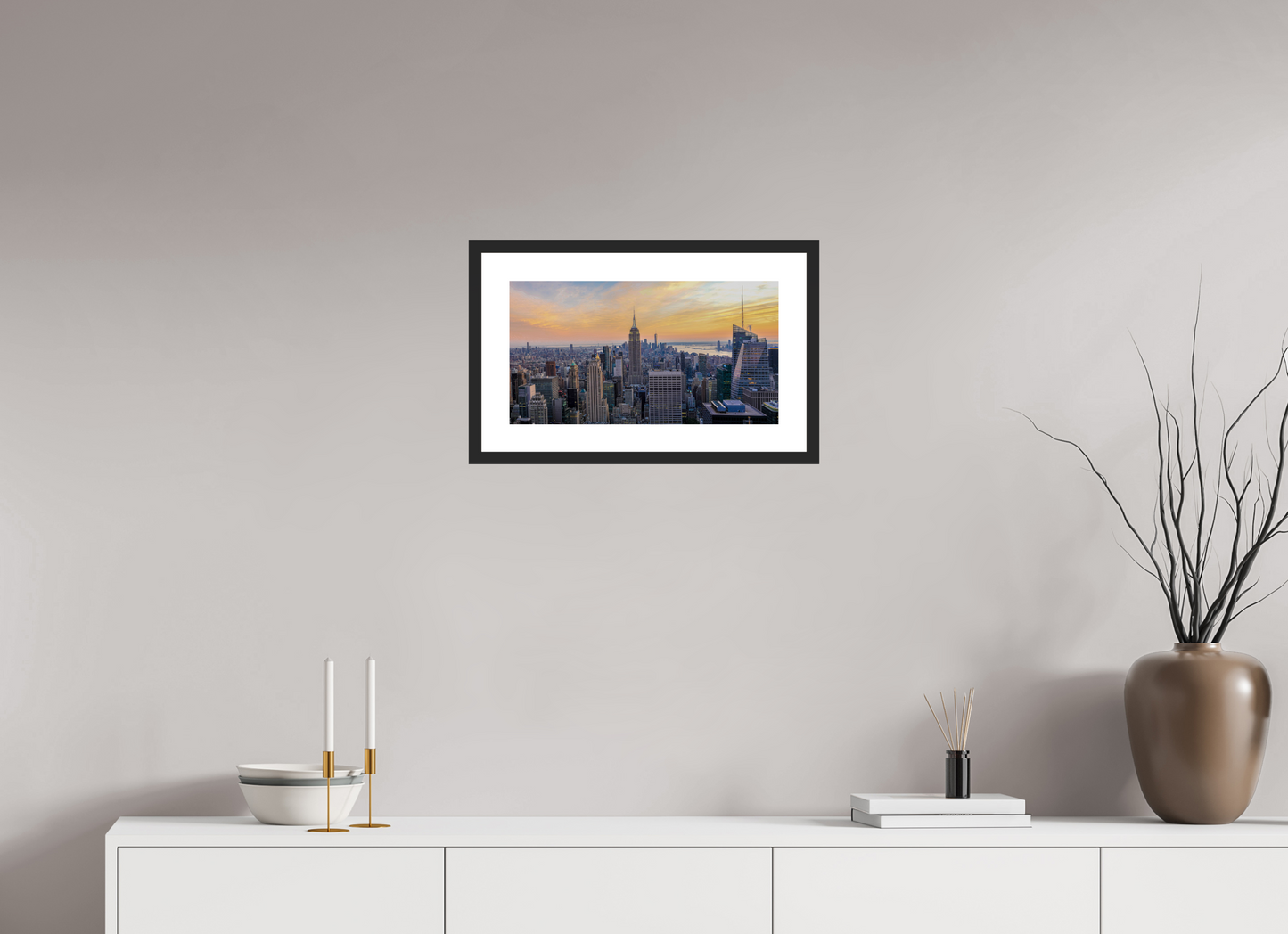 Sunset in New York City