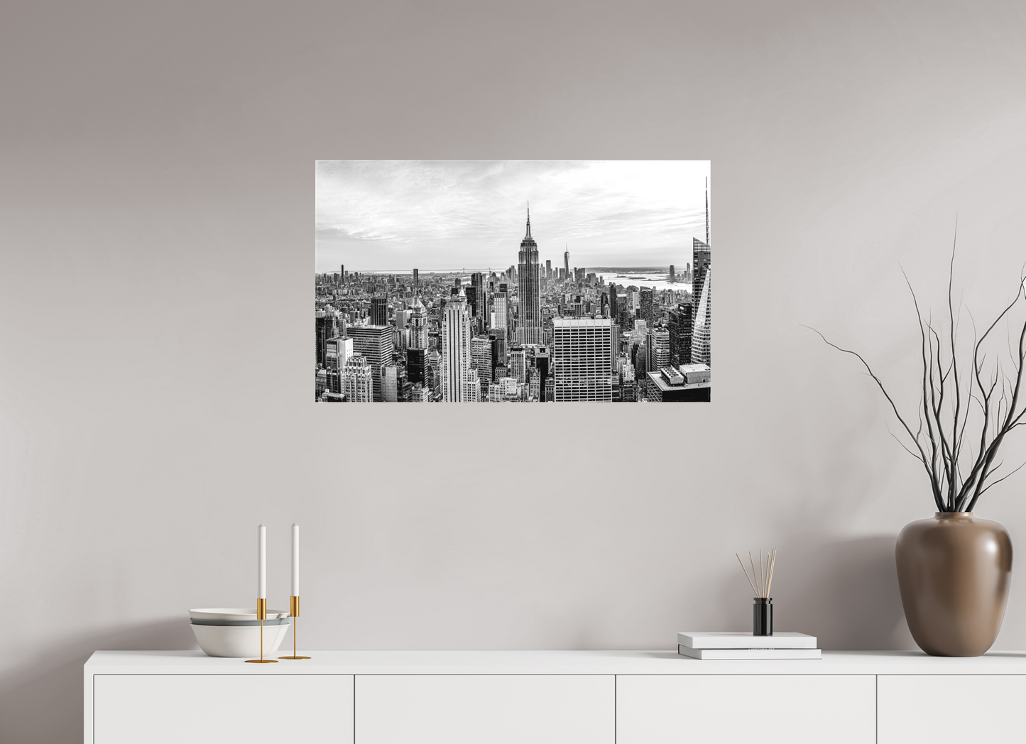 33 x 20″, On Woven Canvas New York New York