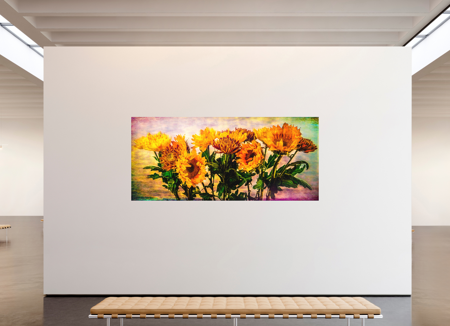 Panoramic Sunflowers Symphony