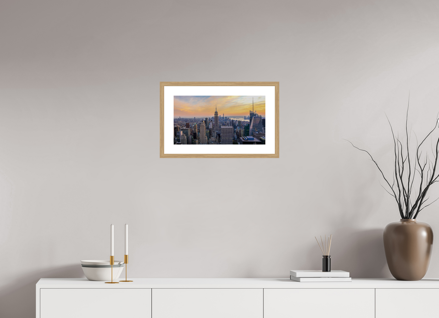 Sunset in New York City