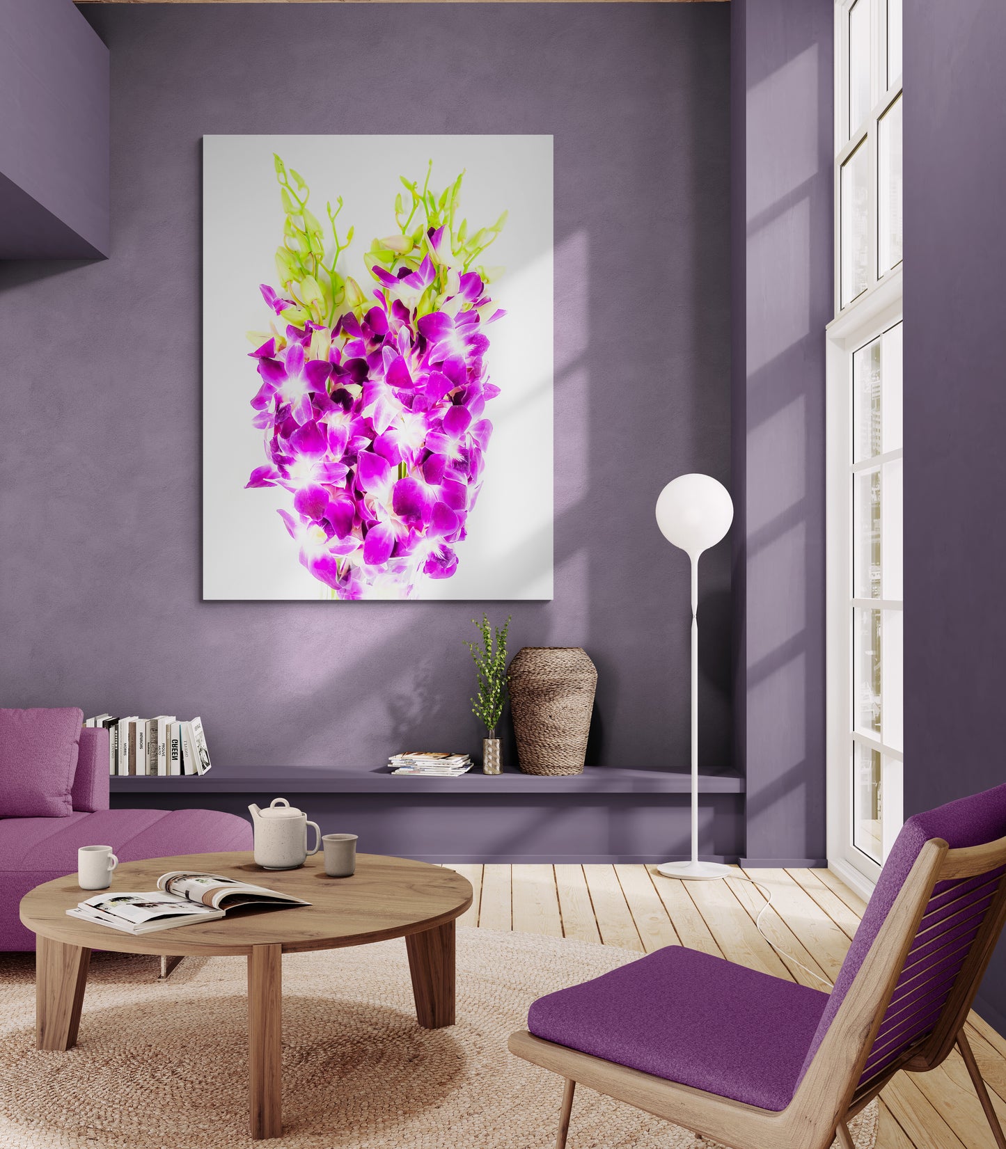 Panoramic Purple Bouquet