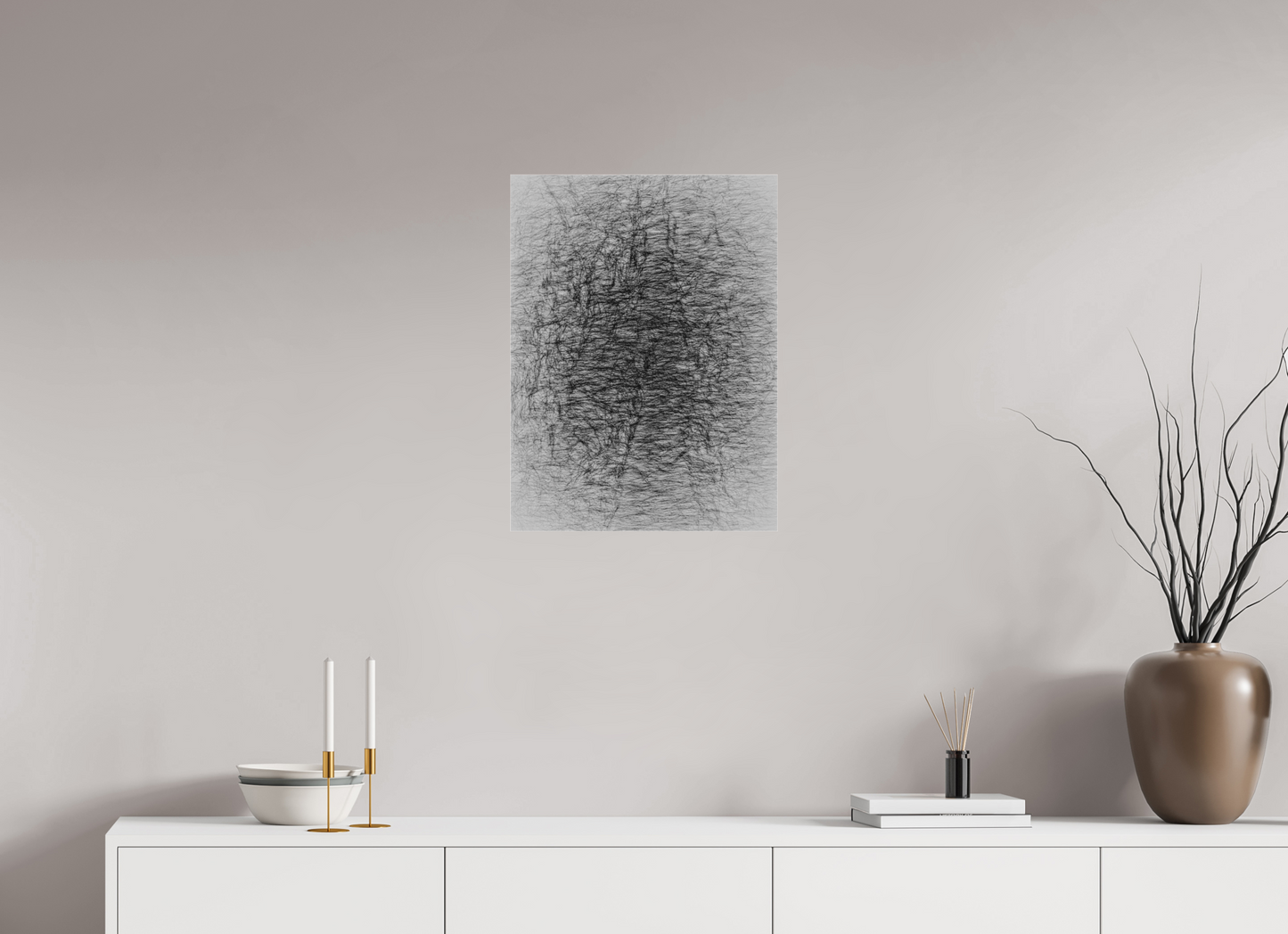 18 x 24″, Under Polished Acrylic Glass Brainstorming