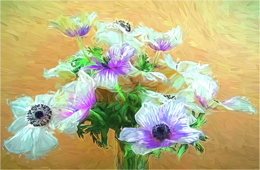 Panoramic Impressionist Anemone