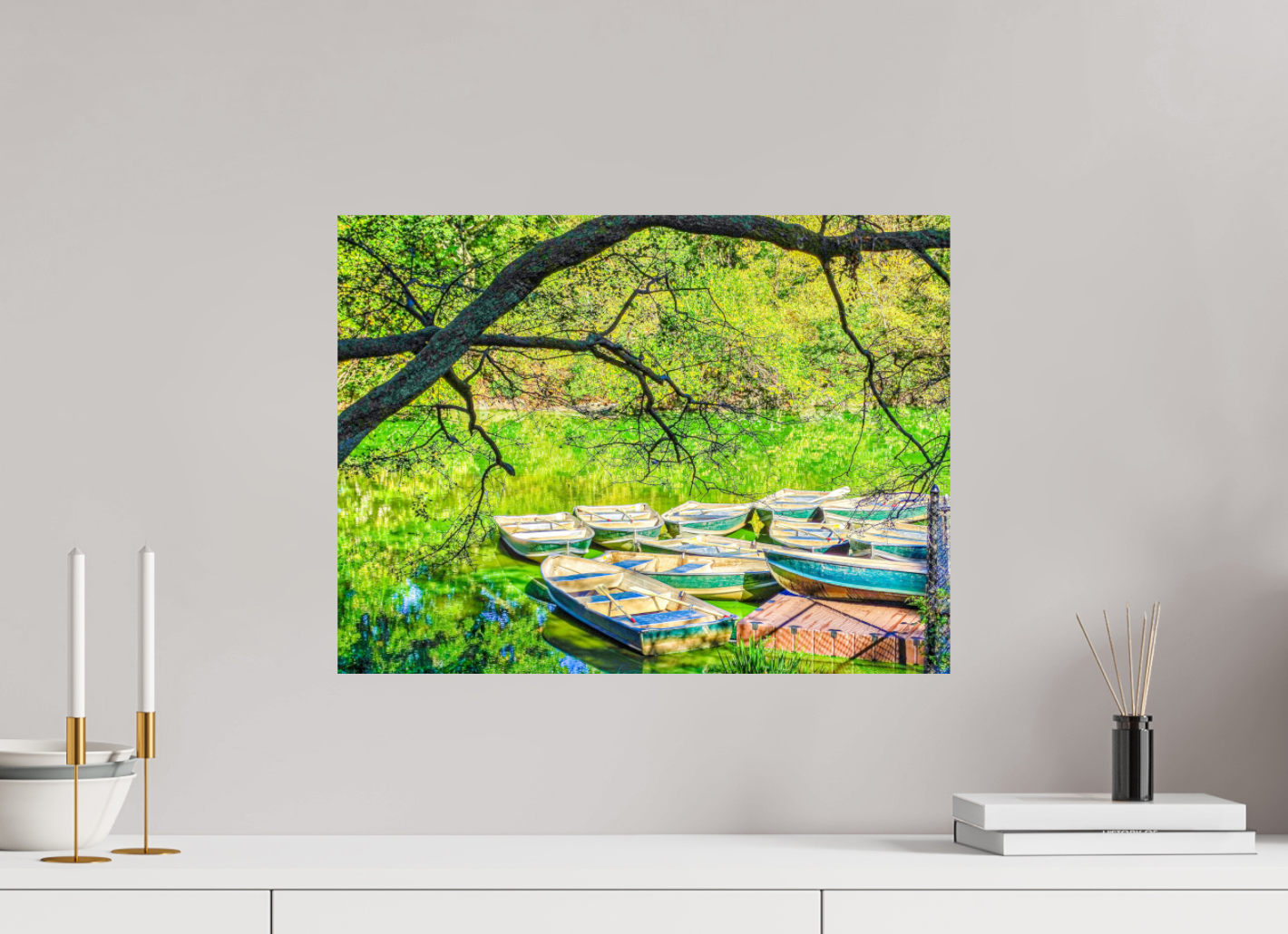 Boats in Central Park