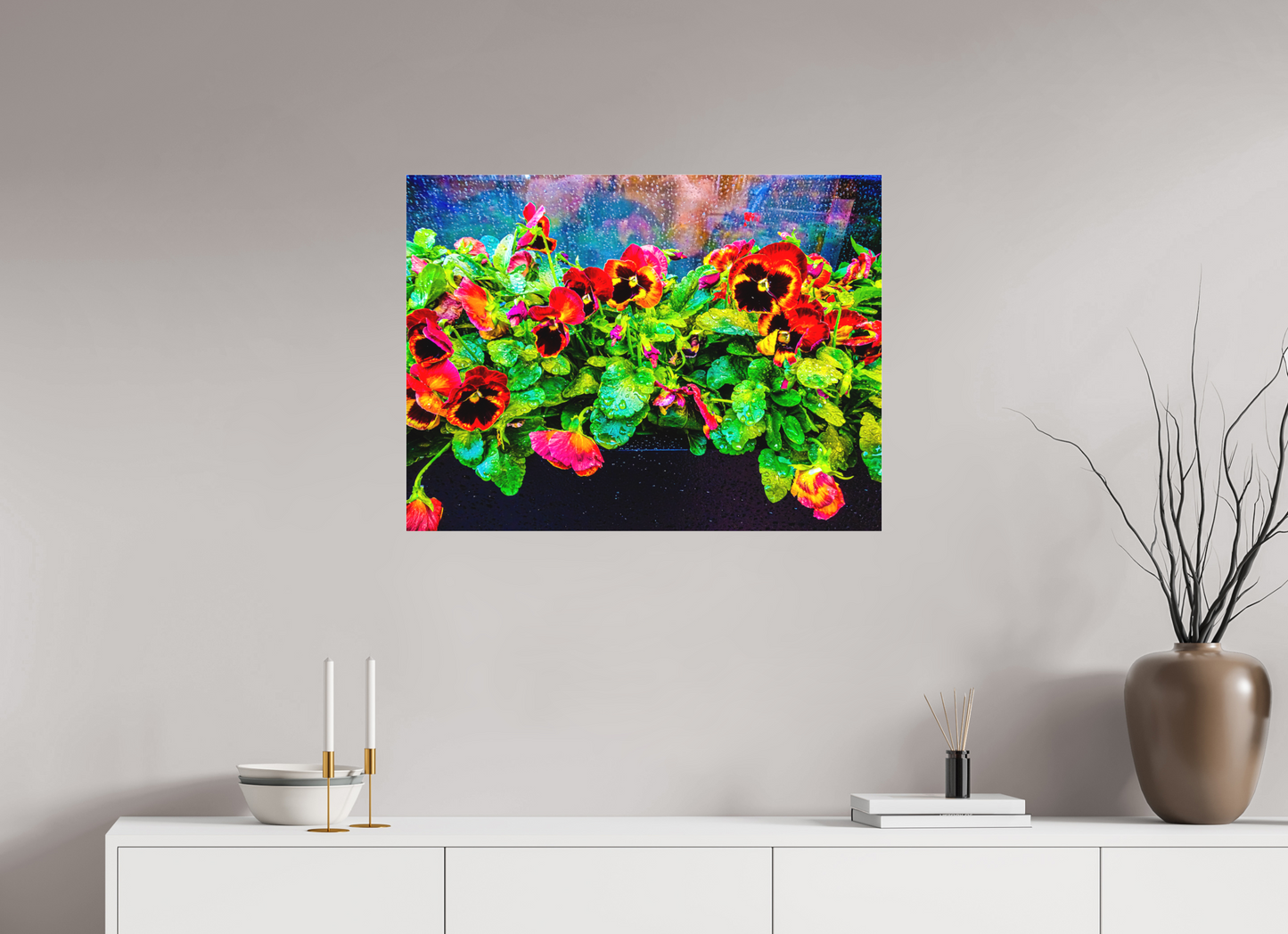 Flowers in the Rain