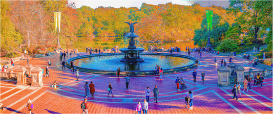 Panoramic Bethesda Fountain