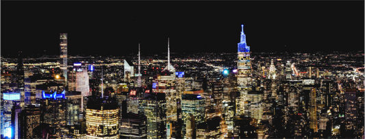 Panoramic New York Lights