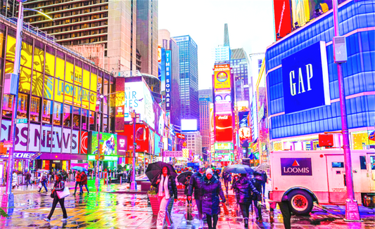 An Afternoon in Times Square