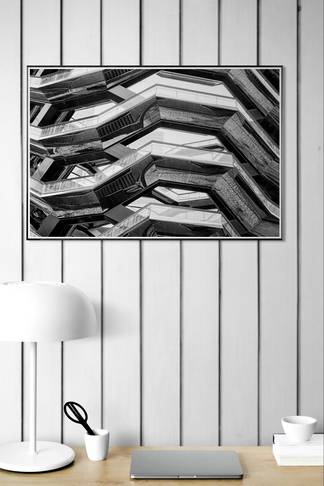 Vessel Detail (Black and White)