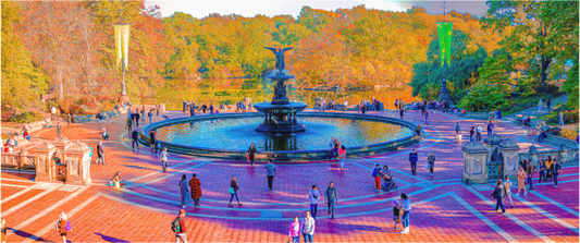 Panoramic Bethesda Fountain