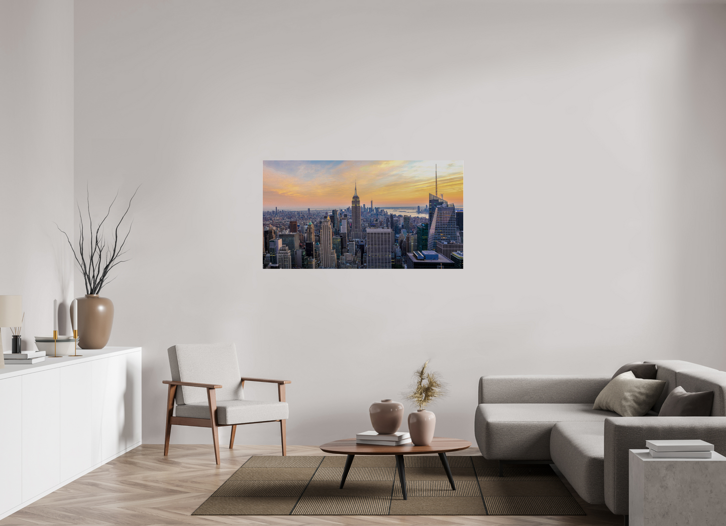 Sunset in New York City