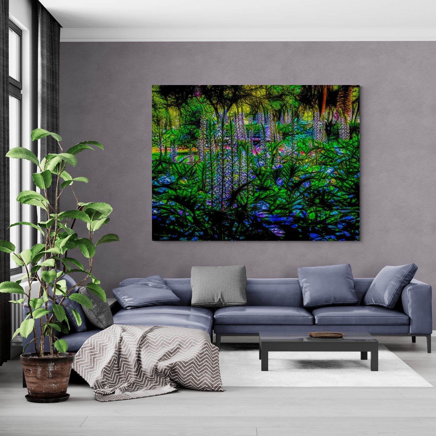 Panoramic Radiant Garden