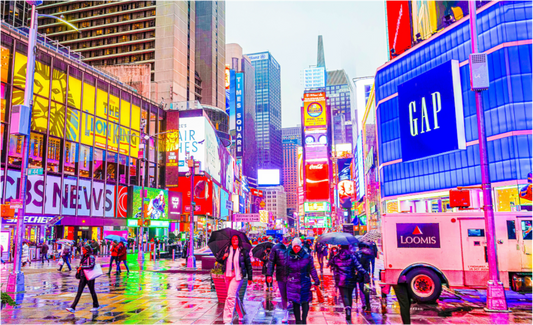 An Afternoon in Times Square