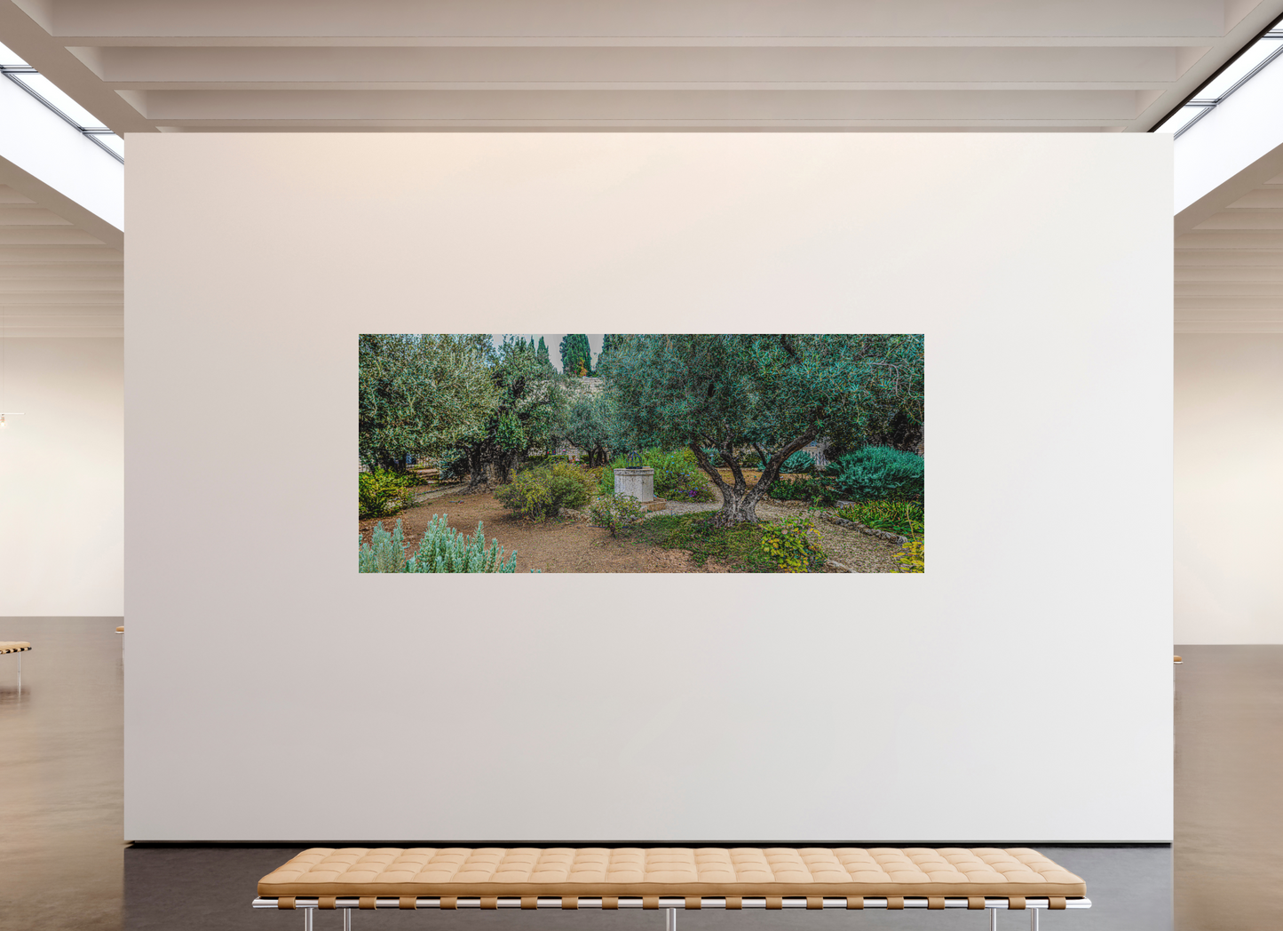 Panoramic Gethsemani Garden